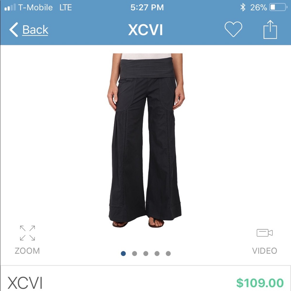 XCVI Lovejoy Pant in CREAM